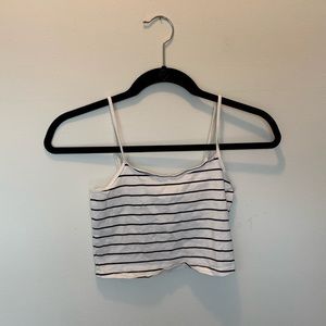 Striped crop top
